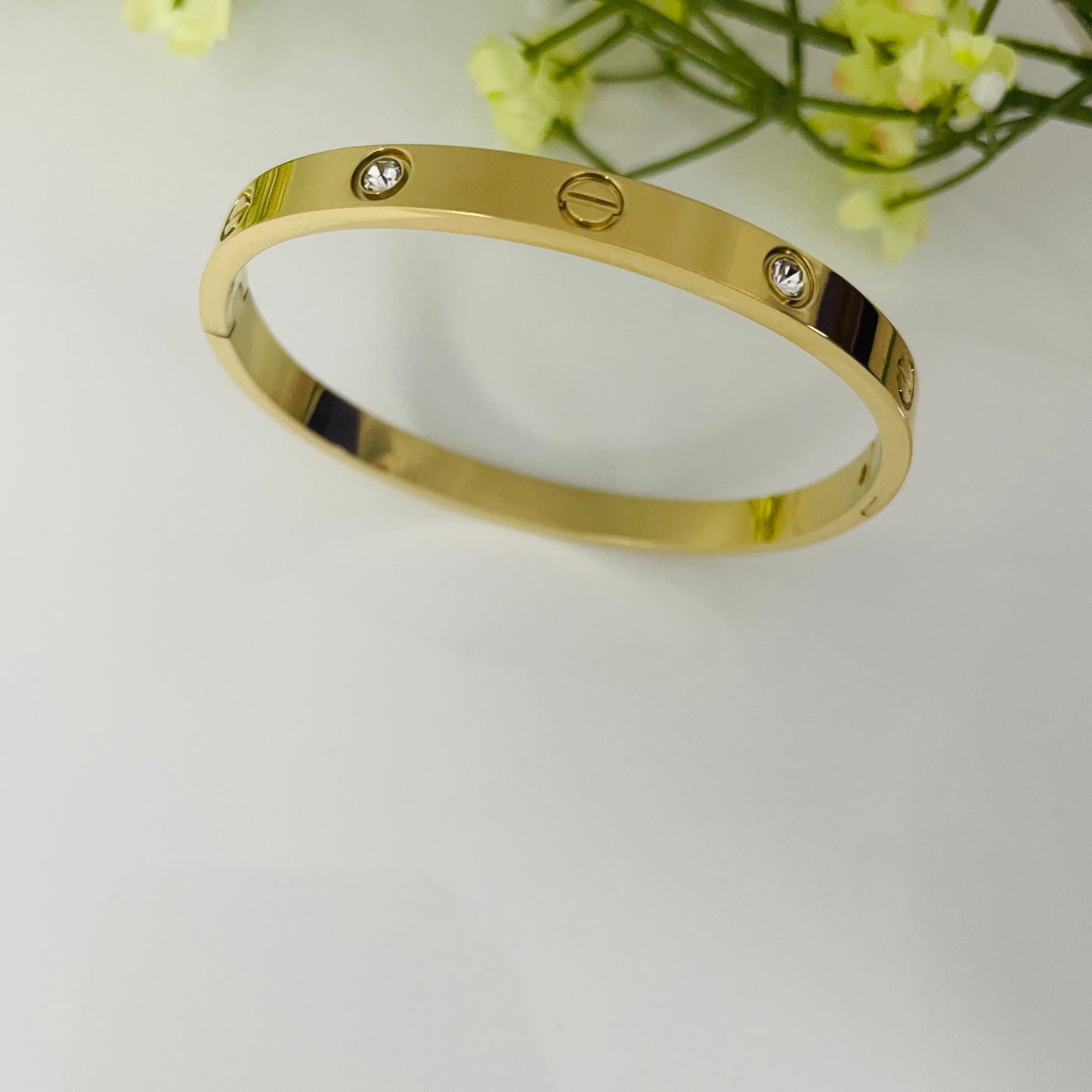 Zirconia Screw Bracelet