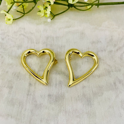 Love for Big Heart Earrings