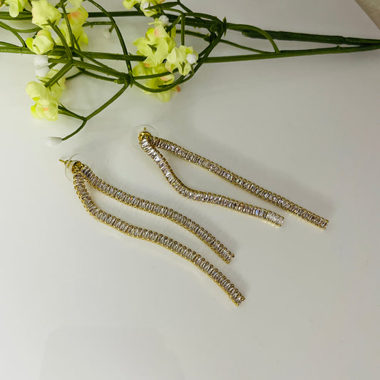 Baguette Statement earrings