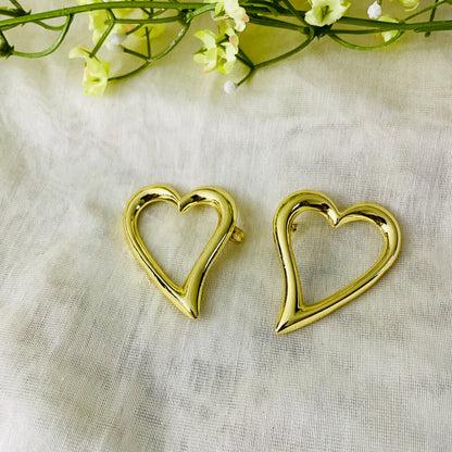 Love for Big Heart Earrings