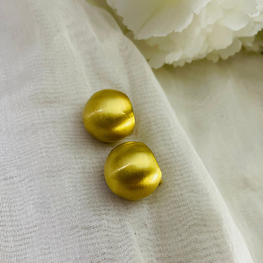 Bold dome earrings